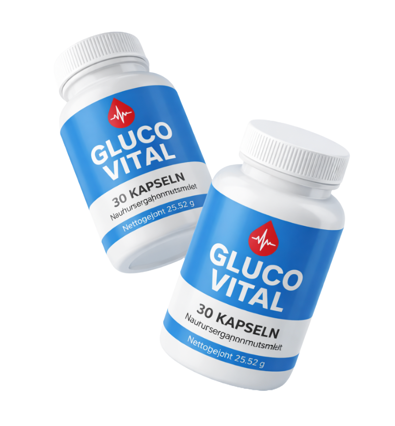GlucoVital Produktflaschen Deutschland